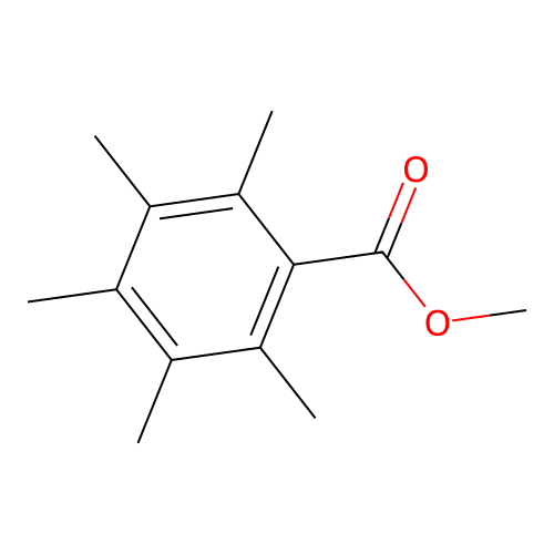 Methyl 2,3,4,5,6-pentamethylbenzoate structure