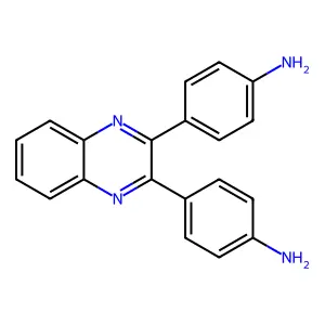 2,3-Bis(4-aminophenyl)-quinoxaline structure