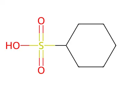Cyclohexanesulfonic acid structure