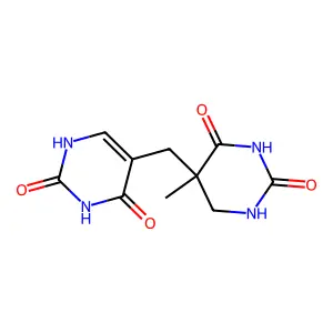 5,6-双氢-5(α-胸腺嘧啶基)胸腺嘧啶 structure