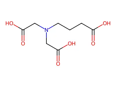 Butanoic acid, 4-[bis(carboxymethyl)amino]- structure