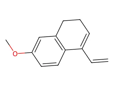 Naphthalene, 4-ethenyl-1,2-dihydro-7-methoxy- structure
