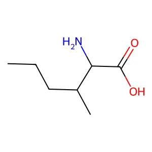 beta-Methylnorleucine structure