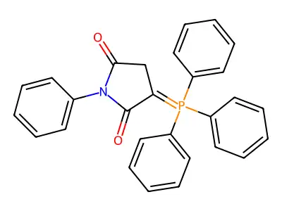 1-Phenyl-3-(triphenylphosphoranylidene)pyrrolidine-2,5-dione structure