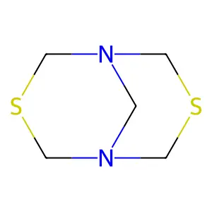 3,7-Dithia-1,5-diazabicyclo[3.3.1]nonane structure