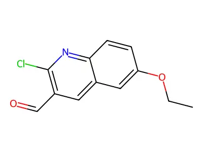 2-Chloro-6-ethoxyquinoline-3-carbaldehyde structure