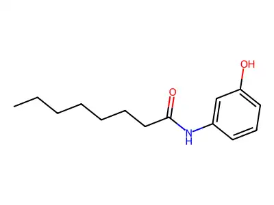 N-(3-Hydroxyphenyl)octanamide structure