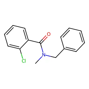 N-benzyl-2-chloro-N-methylbenzamide structure