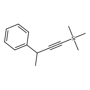 Silane, trimethyl(3-phenyl-1-butynyl)- structure