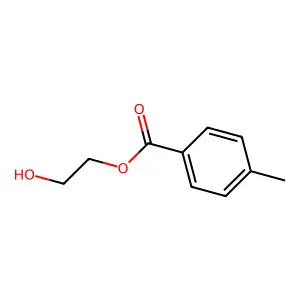 2-Hydroxyethyl 4-methylbenzoate structure