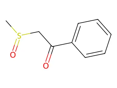 Methyl phenacyl sulfoxide structure