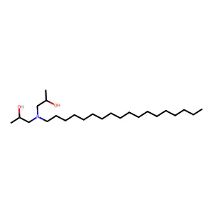 2-Propanol, 1,1'-(octadecylimino)bis- structure