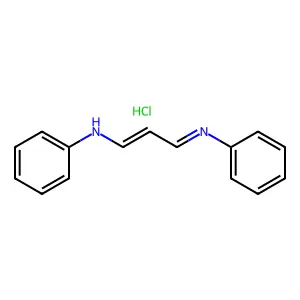 N-[3-(phenylamino)allylidene]aniline monohydrochloride structure
