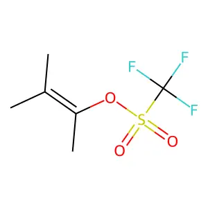 3-Methylbut-2-en-2-yl trifluoromethanesulfonate structure