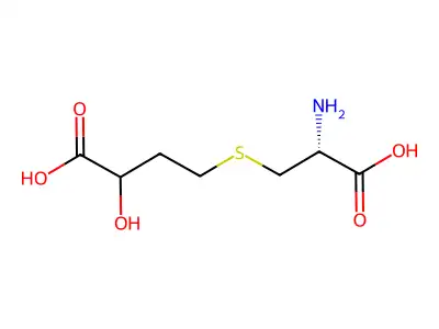 S-(3-hydroxy-3-carboxy-n-propyl)-N-acetylcysteine structure