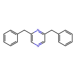 2,6-Dibenzylpyrazine structure