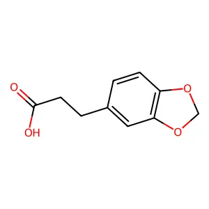 3-(苯并二氧戊-5-基)丙酸 structure