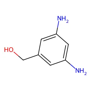 (3,5-Diaminophenyl)methanol structure