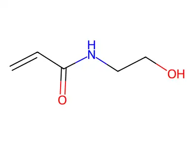 N-(2-Hydroxyethyl)acrylamide (stabilized with MEHQ) structure