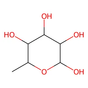 Beta-D-Fucose structure