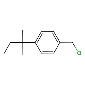 Toluene, alpha-chloro-p-(1,1-dimethyl-propyl)- structure