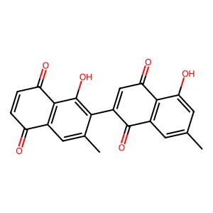 Diospyrin structure