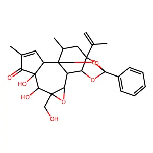 Daphnetoxin structure