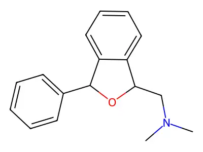 N,N-Dimethyl-1-(3-phenyl-1,3-dihydro-2-benzofuran-1-yl)methanamine structure