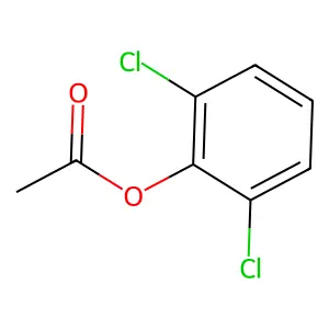 Phenol, 2,6-dichloro-, 1-acetate structure