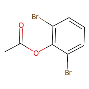 2,6-Dibromophenol acetate structure