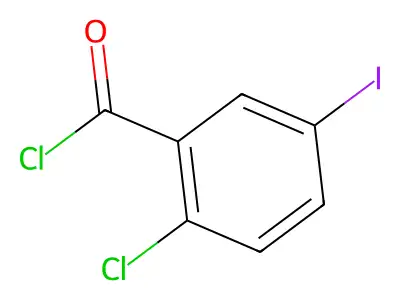 2-Chloro-5-iodobenzoyl chloride structure