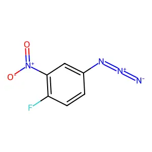 1-Fluoro-2-nitro-4-azidobenzene structure