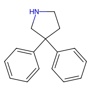 3,3-Diphenylpyrrolidine structure