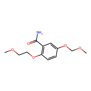 2-(2-甲氧基乙氧基)-5-(甲氧基甲氧基)苯甲酰胺 structure