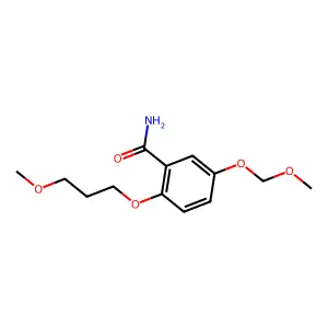 Benzamide, 5-(methoxymethoxy)-2-(3-methoxypropoxy)- structure