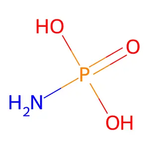 氨基膦酸 structure