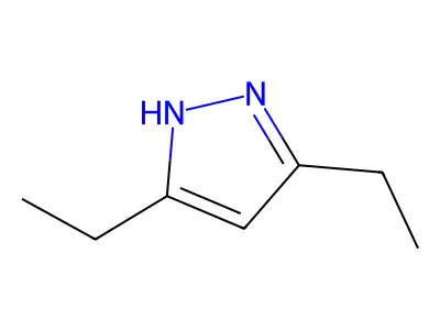 3,5-diethyl-1H-pyrazole structure