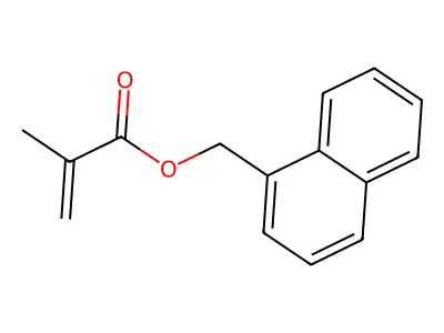 1-Naphthylmethyl Methacrylate structure