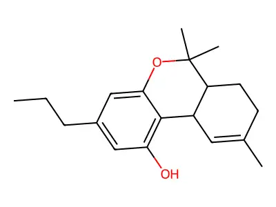 四氢次大麻酚 structure