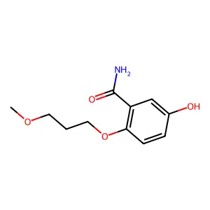 5-羟基-2-(3-甲氧基丙氧基)苯甲酰胺 structure