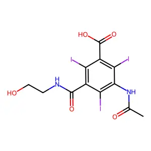 碘他拉酸 structure