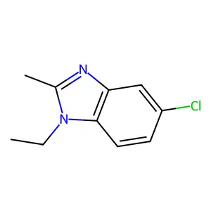 1H-Benzimidazole, 5-chloro-1-ethyl-2-methyl- structure