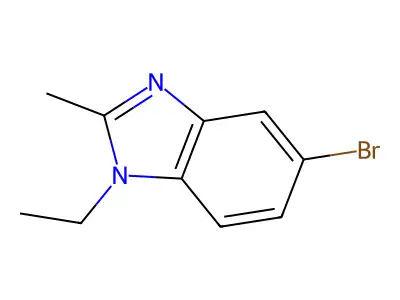 5-Bromo-1-ethyl-2-methyl-1H-benzimidazole structure