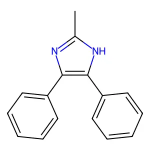 4,5-Diphenyl-2-methylimidazole structure