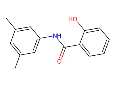 N-(3,5-dimethylphenyl)-2-hydroxybenzamide structure