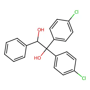 1,2-Ethanediol, 1,1-bis(4-chlorophenyl)-2-phenyl- structure