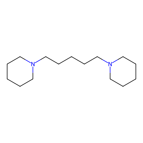 1,5-Di(1-piperidinyl)pentane structure