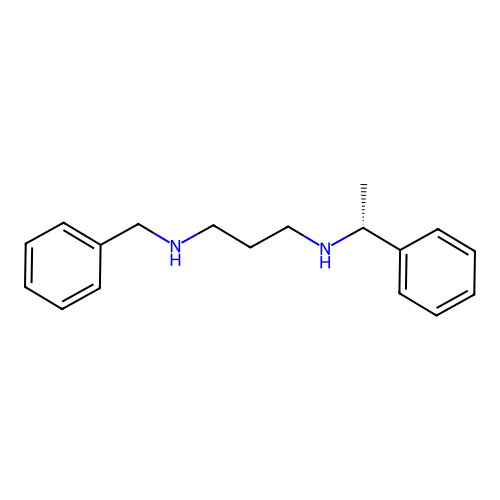 {3-[((1R)-1-phenylethyl)amino]propyl}benzylamine structure