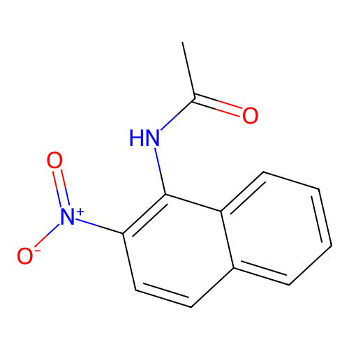 n-(2-Nitronaphthalen-1-yl)acetamide structure