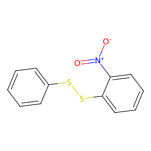 1-Nitro-2-(phenyldisulfanyl)benzene structure